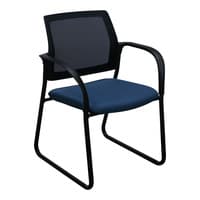 Used Mesh Back Sled Base Side Chair