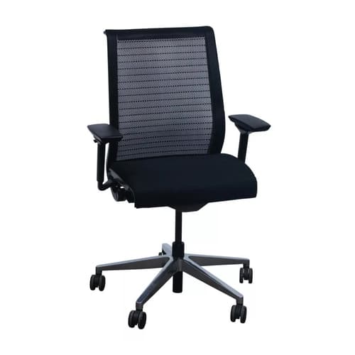 'Think' Mesh Back Task Chair w/ Aluminum Base