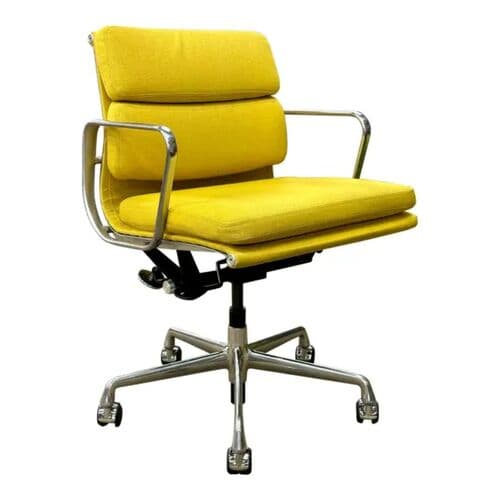 Eames Soft Pad, Management Height Chair (Lumine/Chrome)