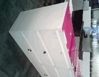 Three Draw Cabinet (Pink Glass Top)