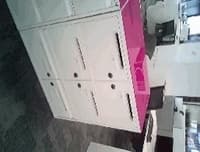Six Door Locker (Pink Glass Top)