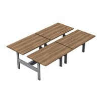 Dual Height-Adjustable Benching