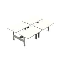 Dual Height-Adjustable Benching