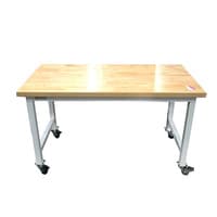 Butcher Block Table on Casters