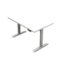 Mid-HAT Height Adjustable Table, 30X48, white top-white base